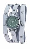 Kahuna Ladies Watch KLS-0187L with White Wrap Around Leather Strap
