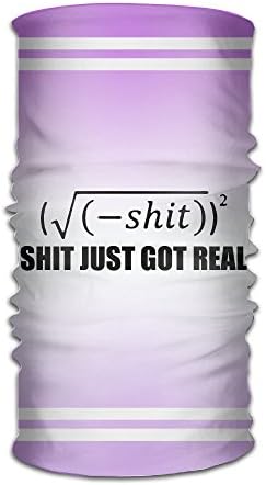 Huma Shit Just Got Real Lightweight Multifunctional Magic Scarf Face Mask