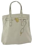 Michael Kors Hamilton Trompe Loeil Canvas Large Tote Khaki