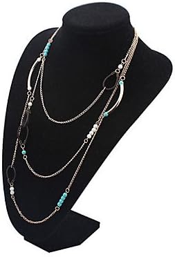 Lucky jewelry brand Indian Style Leather Buckle Fashion Multilayer Necklace