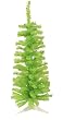 3' Pre-Lit Chartreuse Green Artificial Pencil Christmas Tree - Green Lights