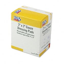 Sterile Gauze Dual Pad Packs - 3 x3, 10/box(sold in packs of 3)