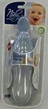 Nuby Natural Touch Silicone Travel Infa Feeder, Blue/Clear, 3 Ounce