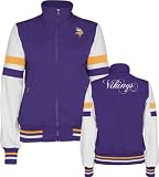 Minnesota Vikings Women's Full-Zip Color-Blocked Polyester Softshell Jacket