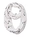 NYfashion101 Women's Nautical Marine Anchor Print Infinity Scarf Cowl