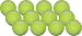 Bulk Lot
Economy Practice Balls - Lot of 120 Bulk - Tennis Sports Equipment