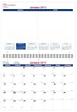 Brownline 2012-2013 Monthly Wall Calendar, 16 months (Sept 2012 - Dec 2013), 11 x 8 Inches (C171216-13)