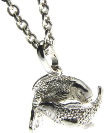 Phil Laender - Silver zodiac pendant fish - Sterling Silver - 4.60 gr - 17 mm
