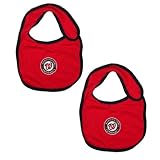 2 PACK: Baby / Infant Boys or Girls MLB Washington Nationals Bib - Red