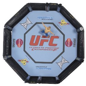 UFC Ultimate Fighting Jakks Pacific DELUXE Ring Official Scale Octagon