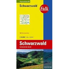 Falk Regionalkarte Schwarzwald 1:150 000 Karlsruhe bis Z�rich