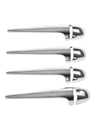 Automotive Parts and Accessories: New Chrome Door Handle Cover Trim Fit for Toyota RAV4 2013 2014 Molding - duoweichuangxin