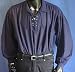 PIRATENHEMD BAUMWOLLHEMD PIRAT HEMD GR. S-XXXL 295 Dunkelblau