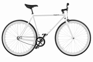 Pure Fix Cycles Glow in the Dark Fixed Gear Single Speed Urban Fixie Road Bike, 54cm/ Medium, Zulu Glow White