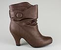 BUTTON TRIM ANKLE BOOT