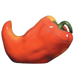 Clay Art Chili Cookie Jar by Clay Art