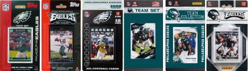 NFL Philadelphia Eagles Six Different Licensed Trading Card Team Sets