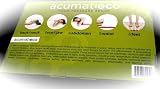 Original Acupressure Mat in a Unique Gift Box (organic cotton BLUE spike acumat with cotton carry bag)