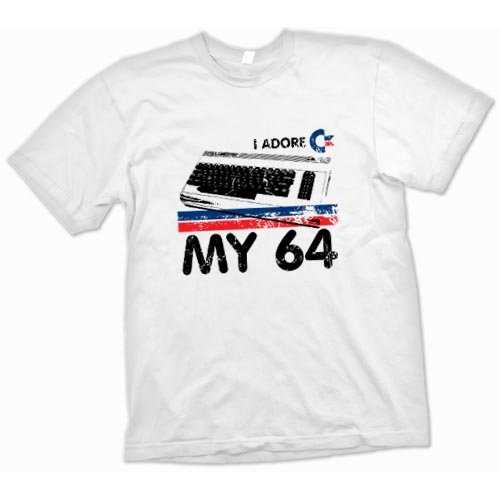 T-Shirt - I Adore my 64 Commodore 64 Retro Computer
