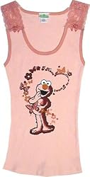 Sesame Street's Elmo and Butterflies Rib Tank for women