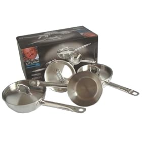Antony Worrall Thompson Professional Chef 3 Pce Pan Set