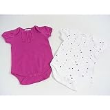 DKNYダナキャランベビーロンパース2点セット3-6M（ホワイト/ピンク）【セール】【並行輸入品】