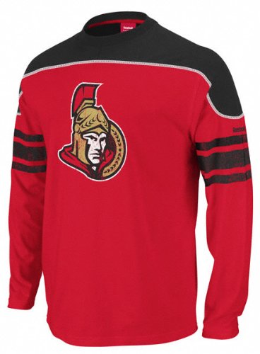 Reebok Ottawa Senators Shootout Long Sleeve T-Shirt Extra Large