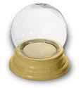 Snow Globe with Wood Base Makes a Fun Project For Do-It-Yourselfers (Pkg/2)