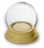Snow Globe with Wood Base Makes a Fun Project For Do-It-Yourselfers (Pkg/2)