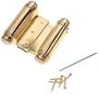 Stanley Hardware 3-Inch Double Acting Hinge, Satin Brass #463040