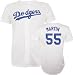 Russell Martin Majestic MLB Home Replica Los Angeles Dodgers Youth Jersey
