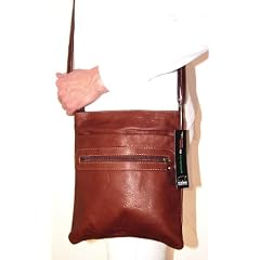 Brown Bear Bag Selection, Leder-Umh�nge-Tasche Damentasche mit stufenlos verstellbaren Schulterriemen , weiches Vollrindleder Farbe braun, ger�umiges Innenleben, inklusive Brown Bear Schl�sselanh�nger, Produktbeschreibung siehe unten