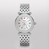 Michele Woman's MWW16A000001 Caber Diamond Steel Bracelet Watch