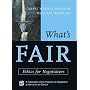 What's Fair: Ethics for Negotiators