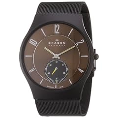 Skagen Herrenarmbanduhr Slimline Titan 805 XLTBD
