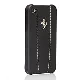 Ferrari i-phoneケース(ブラック/キャバリーノ)(4&4S)