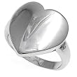 Sterling Silver Ring - Heart - Size: 5-9