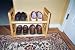Shoe Rack- Solid Wood, 2 Shelf, 12