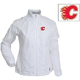 Antigua Calgary Flames Women's National Jacket - Calgary Flames White Large