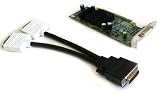 Genuine Dell / ATI Radeon X300 128MB PCI-E Video Card with DMS-59 to Dual DVI Splitter Cable For Systems with Low Profile PCI-Express x16 Slot Part Numbers: P4007, 109-A25900-00, 102A2590401, 102A2590500, 102A2590200