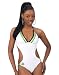 Coogi One Piece Halter Sexy Monokini White S
