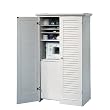 Sauder Craft Armoire - Antiqued White