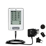 Gomadic for the PalmOne Palm Zire 21 - International Wall / AC Charger for the PalmOne Zire 21 - Gomadic Brand w/ TipExchange Technology