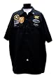 AA MILITARY SHIRT: Short Sleeve Twill Shirt with Antonio Ansaldi/Military Patches
