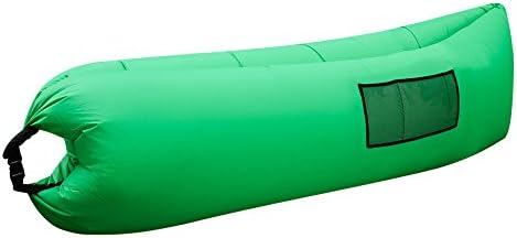 Amazern Premium Inflatable Lounger - Air bed Hangout Bean Bag, Outdoor or Indoor Air Sleeping Sofa, Couch, Portable Waterproof Compression Sacks for Camping, Beach, Outdoor, Indoor