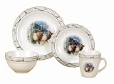 River's Edge 16-Piece Dinnerware Set (Elk) by River's Edge