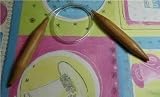 Bamboo Circular Knitting Needles Size US 19 (15 mm), length 16 inches