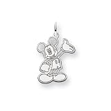 Sterling Silver Disney Waving Mickey Charm