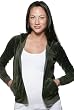 Juicy Maternity Deep Green Velour Hoodie