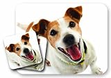 LittleGifts Jack Russell Mousepad & Coaster Set